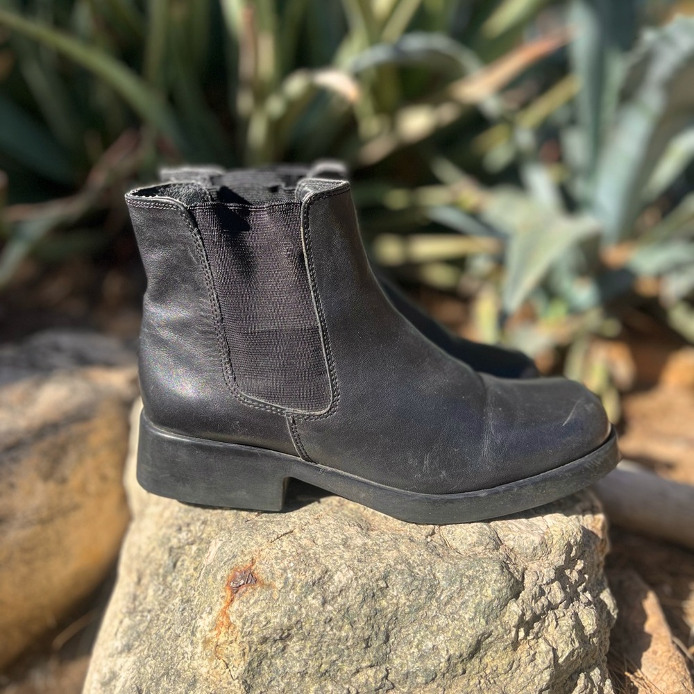 HUSH PUPPIES | Black Ankle Boots 38 US 7